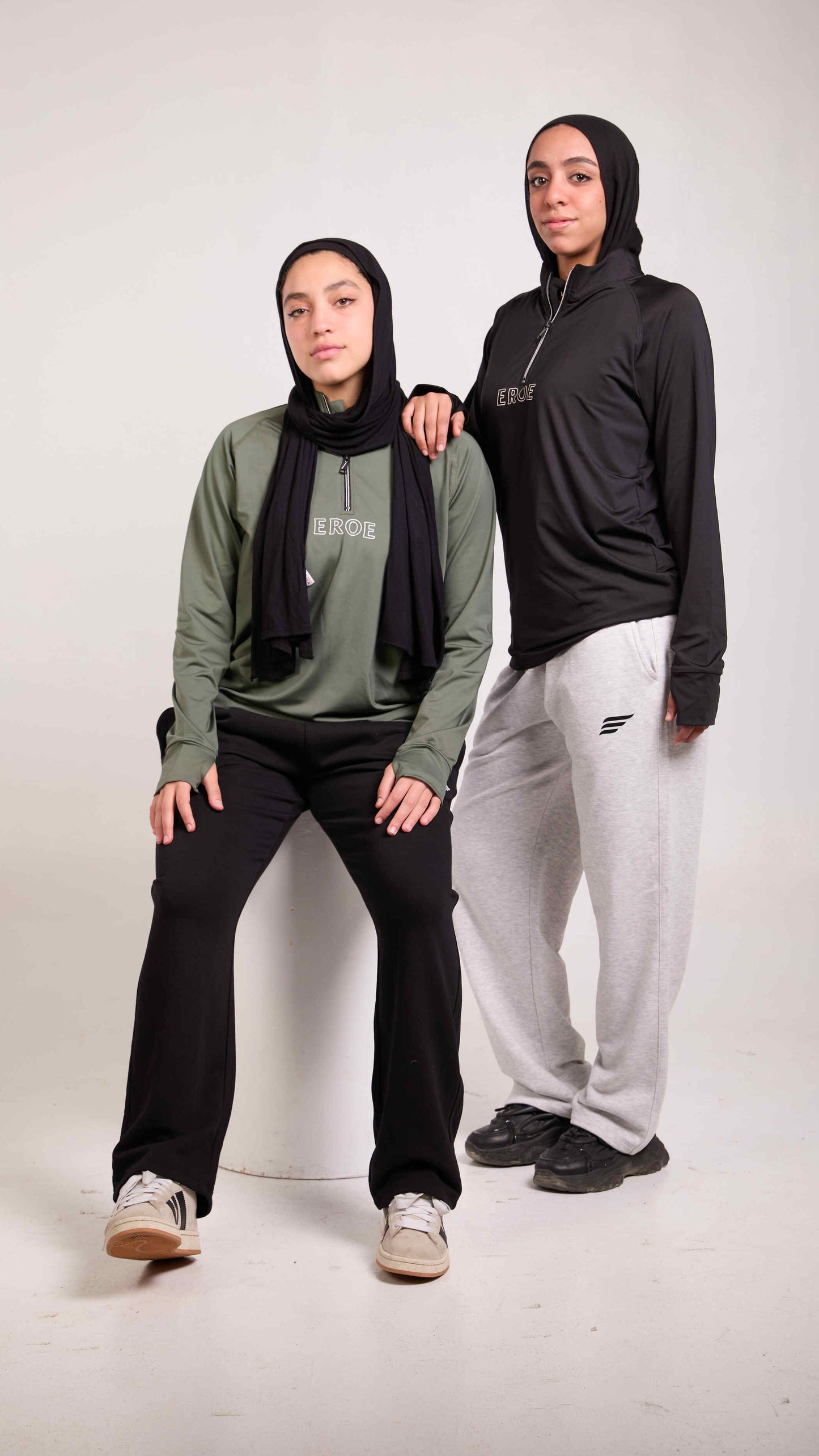 WIDE LEG (WHITE & BLACK EROE LOGO)