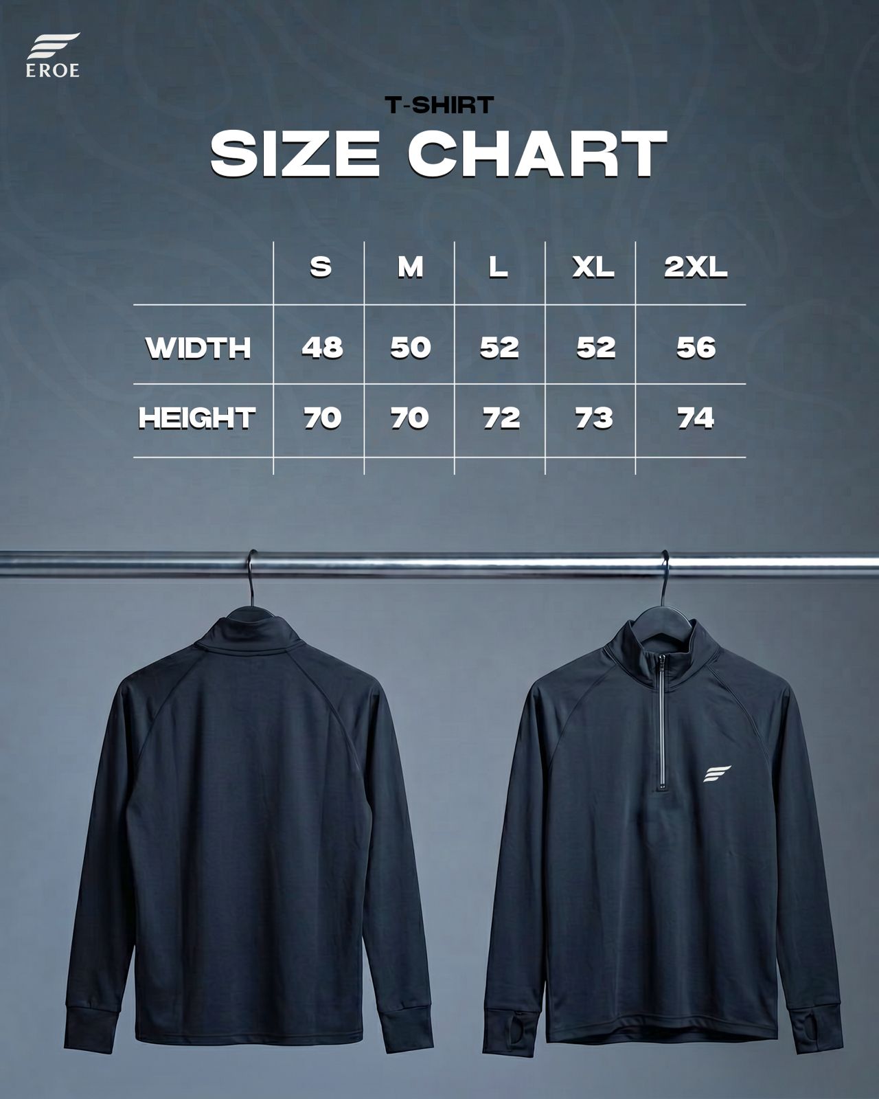 ZIPPER LONG SLEEVE- FINGER HOOK