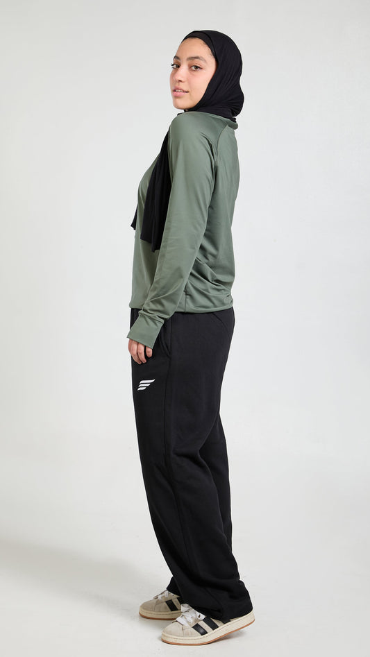 WIDE LEG (WHITE & BLACK  EROE LOGO)