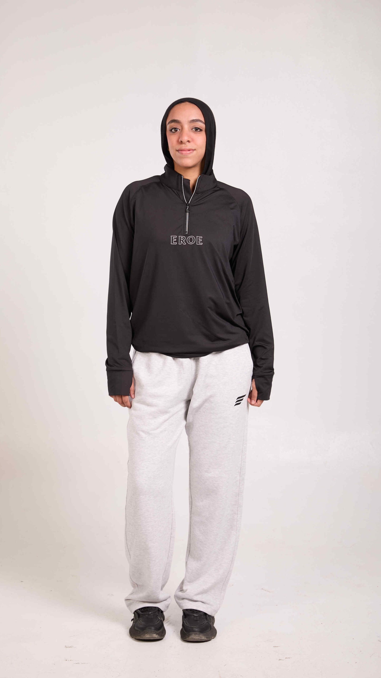 WIDE LEG (WHITE & BLACK  EROE LOGO)