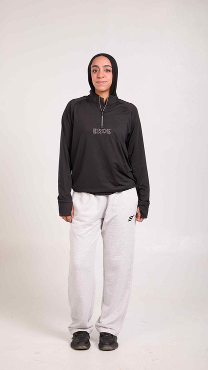 WIDE LEG (WHITE & BLACK  EROE LOGO)