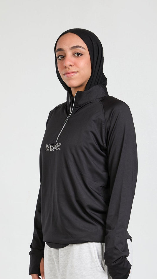 ZIPPER LONG SLEEVE- FINGER HOOK