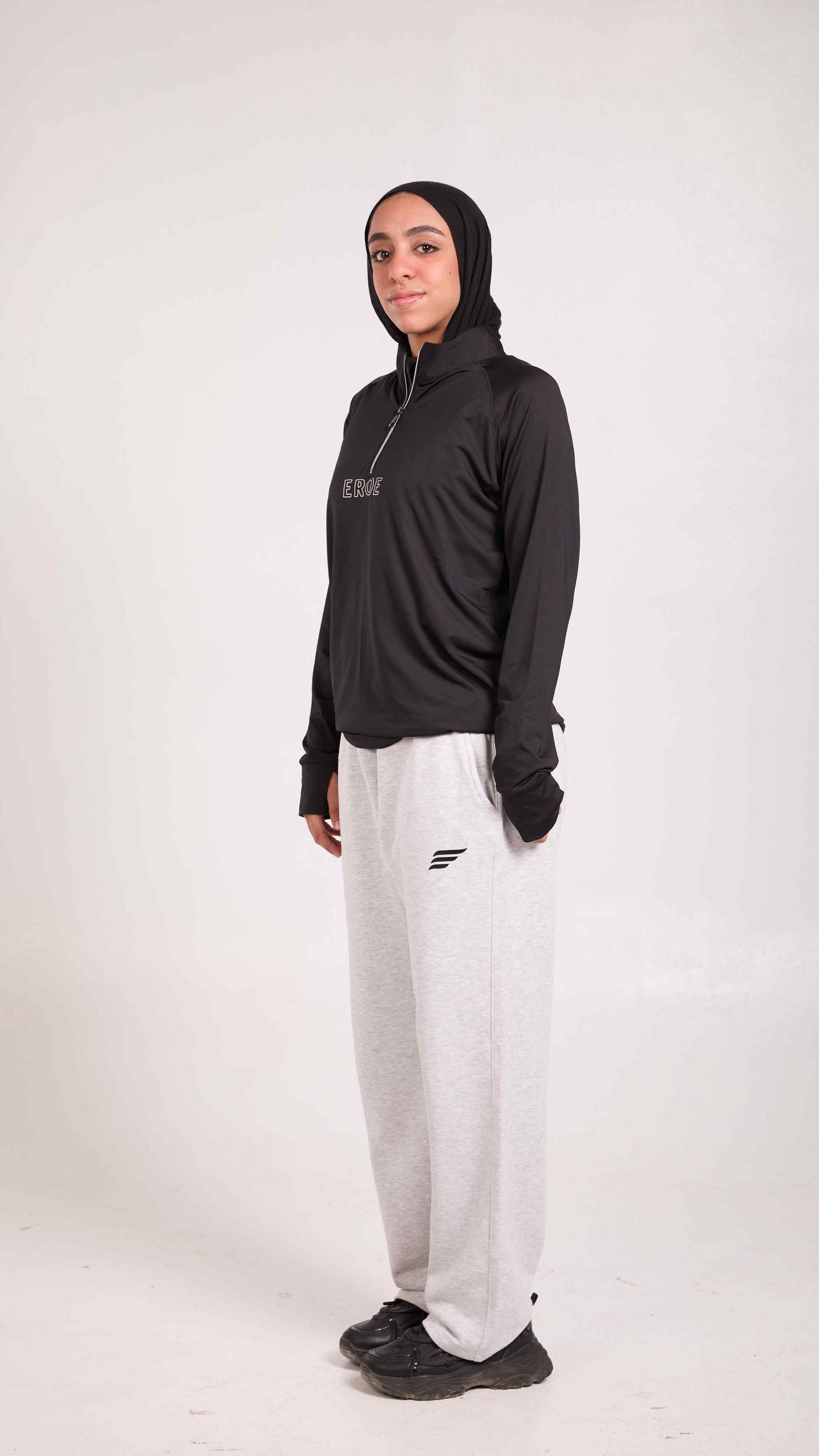WIDE LEG (WHITE & BLACK  EROE LOGO)
