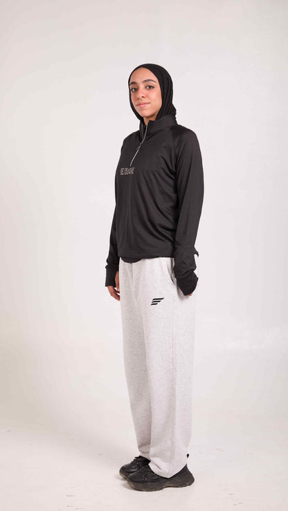 WIDE LEG (WHITE & BLACK  EROE LOGO)