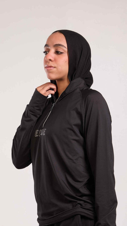 ZIPPER LONG SLEEVE- FINGER HOOK