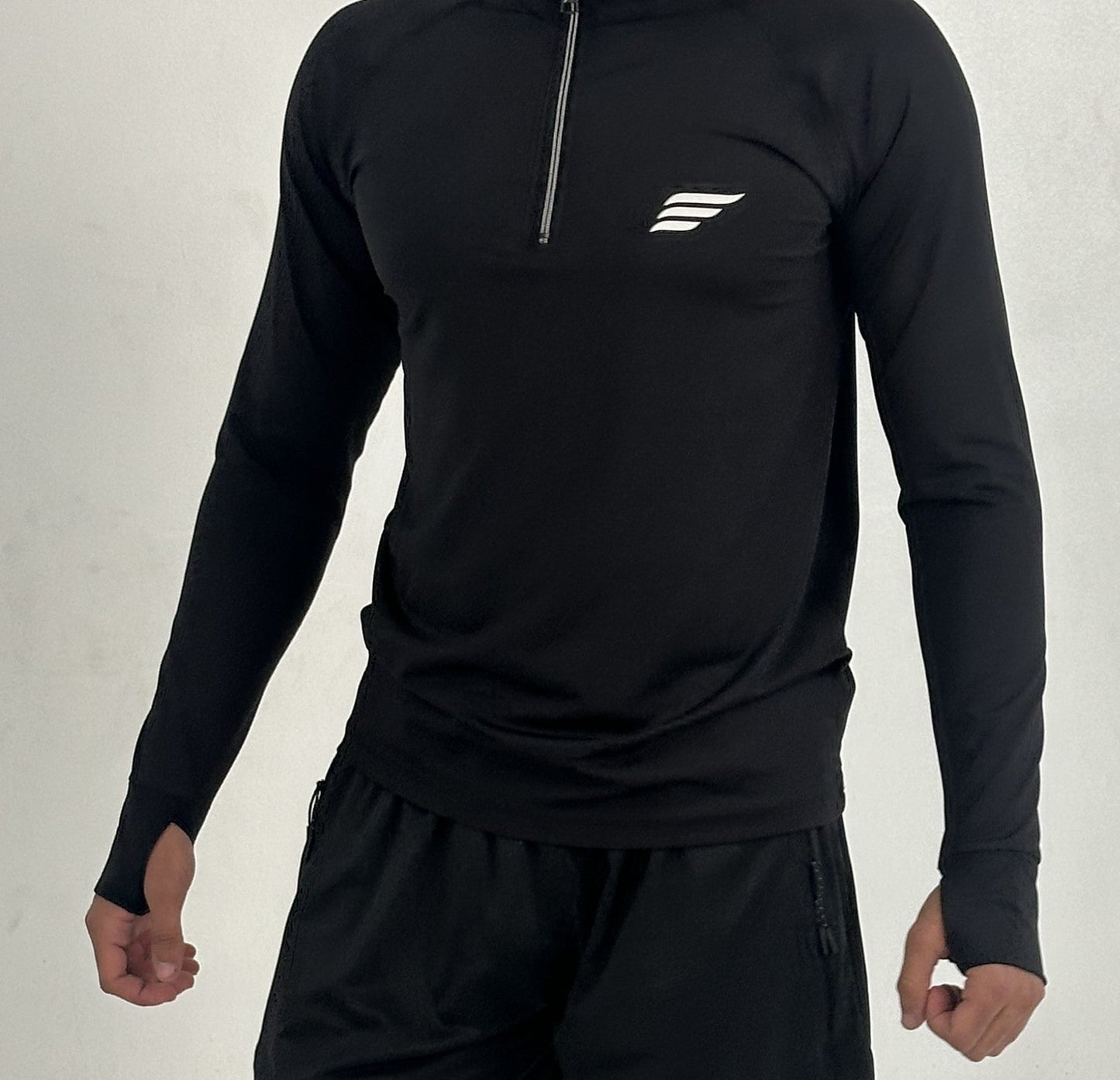 ZIPPER LONG SLEEVE- FINGER HOOK