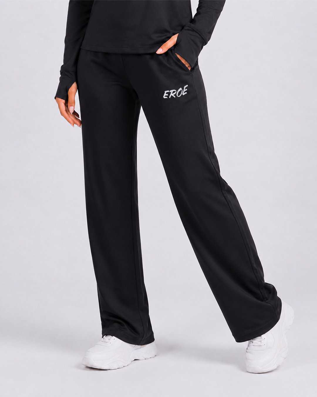 WIDE LEG ( WHITE EROE WORD )