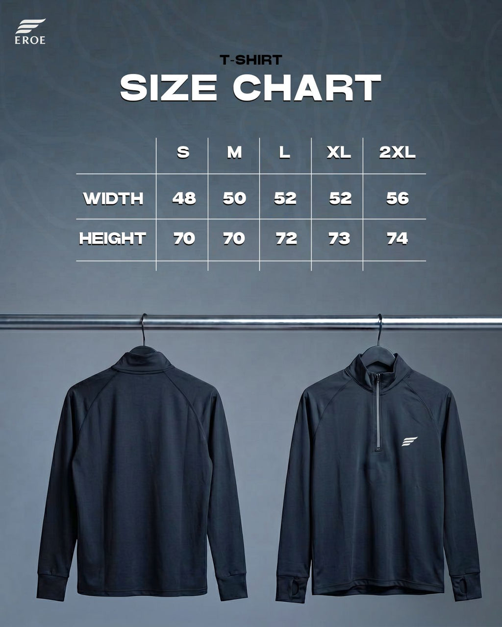 ZIPPER LONG SLEEVE- FINGER HOOK