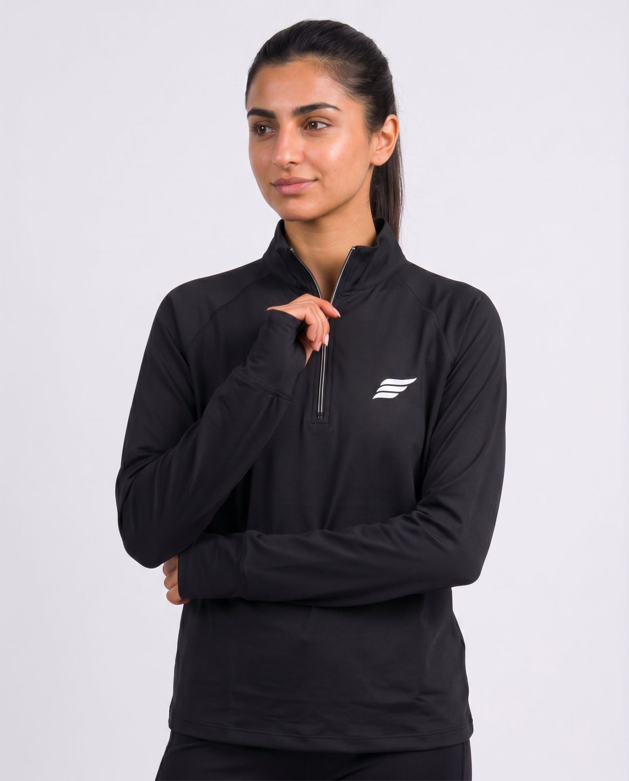 ZIPPER LONG SLEEVE- FINGER HOOK