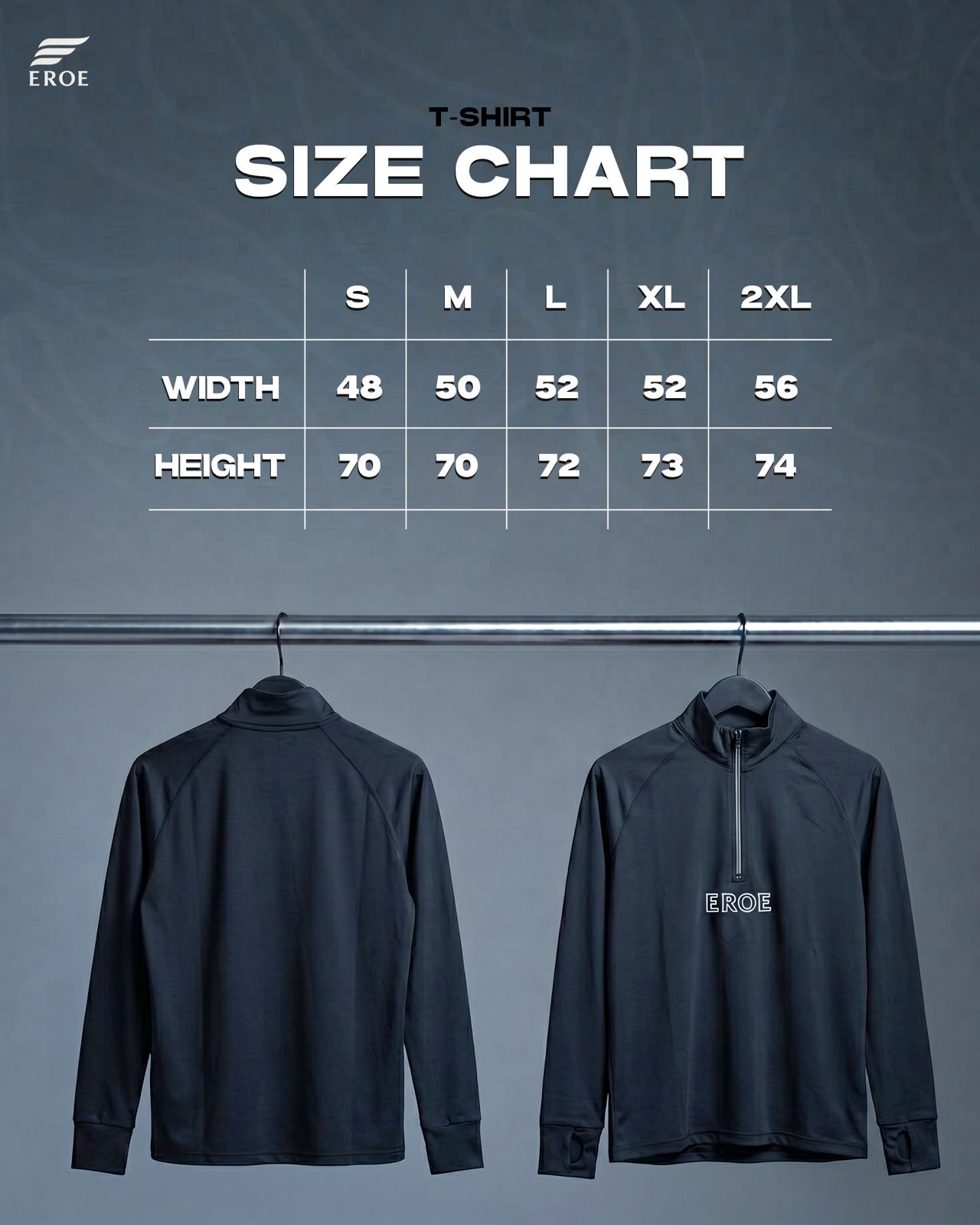 ZIPPER LONG SLEEVE- FINGER HOOK